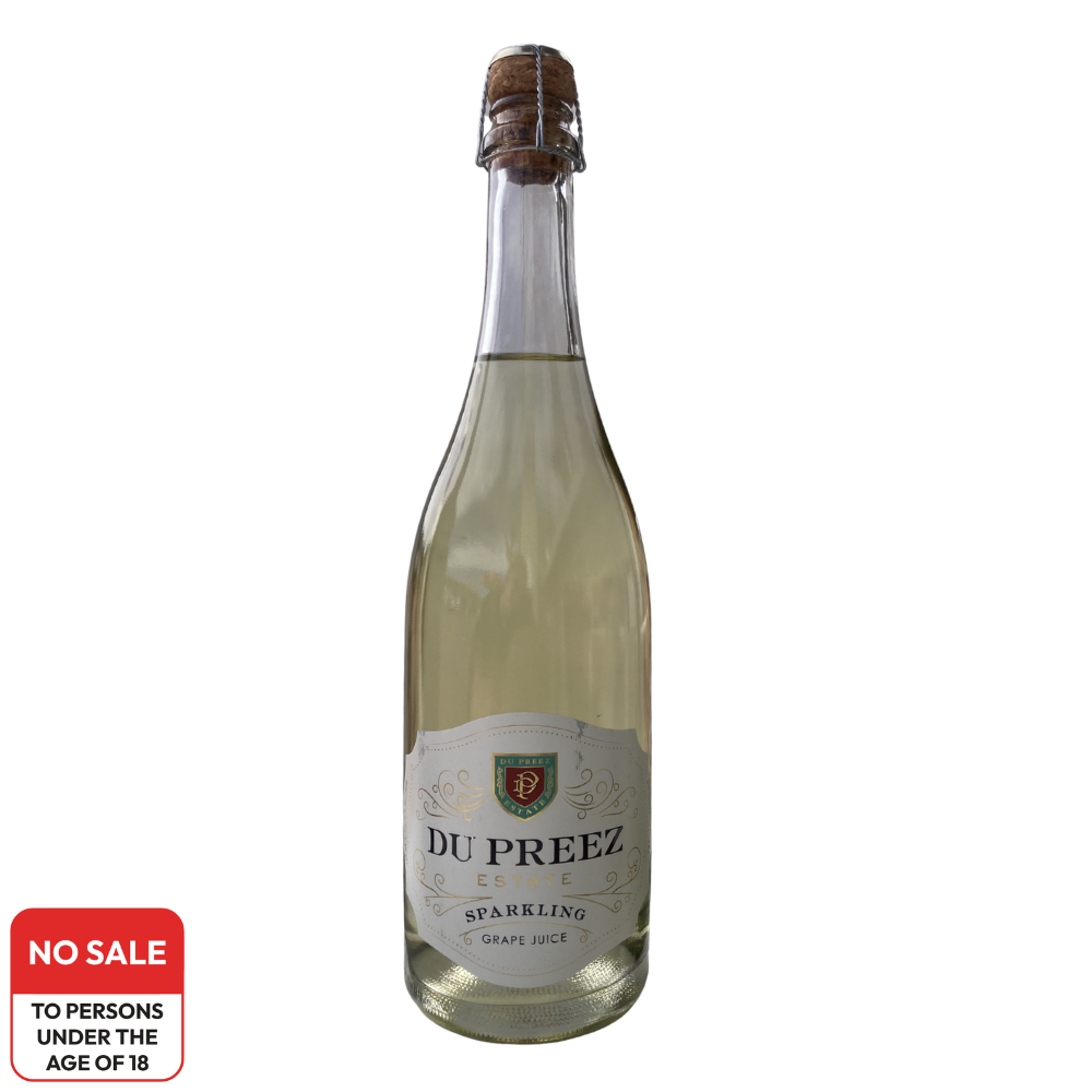 Du Preeze White Sparkling Grape Juice 750ml