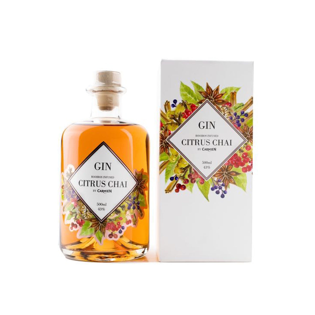 Carmien Citrus Chai Distilled Gin 500ml