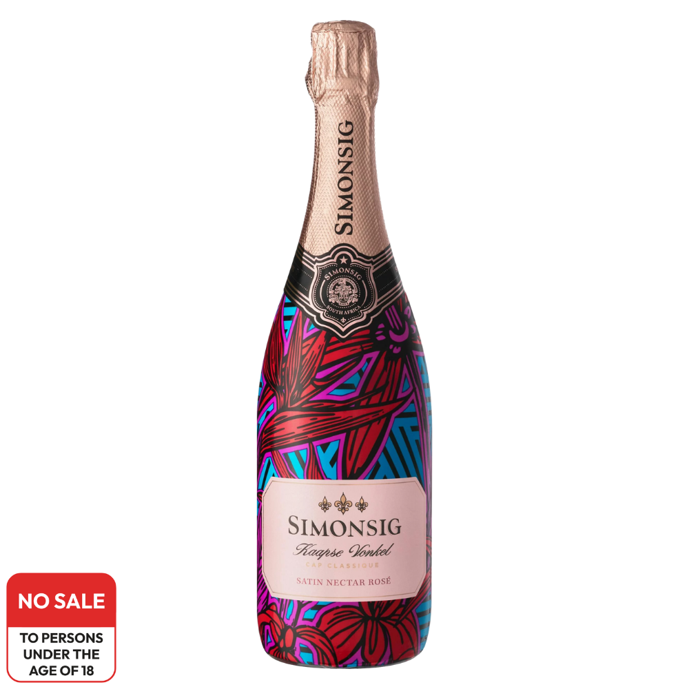 Simonsig Kaapse Vonkel Satin Nectar Rose 2023